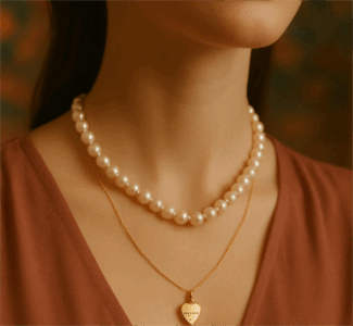 Pearl Necklace – Plus a Free Golden Touch by Gucci